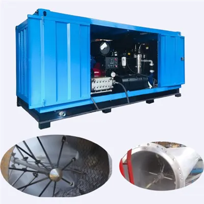 Veliki stroj za hidromlaznice za industrijske vodoinstalaterske instalacije